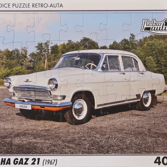 Puzzle retro auto Volga GAZ 21 (1967)
