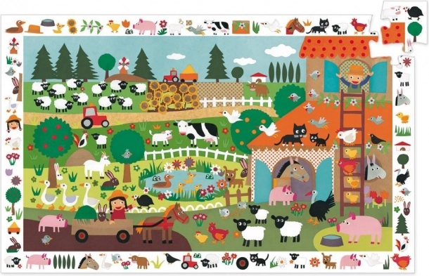 Puzzle d’osservazione Fattoria 35 pezzi