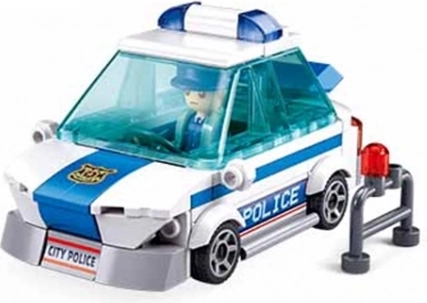Sluban Metropolis pattuglia di polizia cittadina set costruttivo
