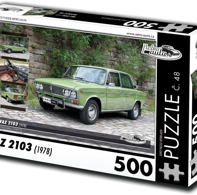 retro-auta puzzle vaz 2103 (1978) – 500 pezzi