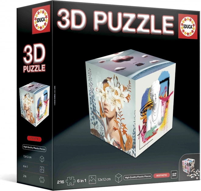 Educa puzzle 3D cubo Estetica 216 pezzi