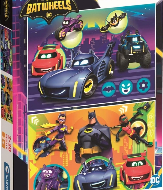 Puzzle per bambini 2x20 pezzi Batwheels