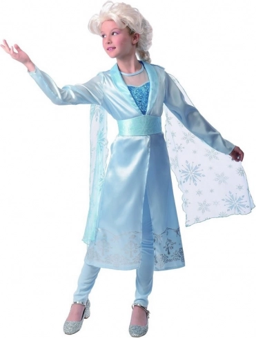 Costume per carnevale della principessa blu