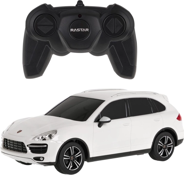Porsche Cayenne Turbo Rastar Telecomandata in Scala 1:24 – Bianco