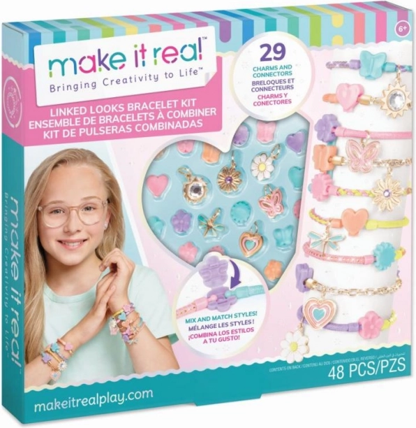 Set creativo per realizzare braccialetti Linked Looks MAKE IT REAL