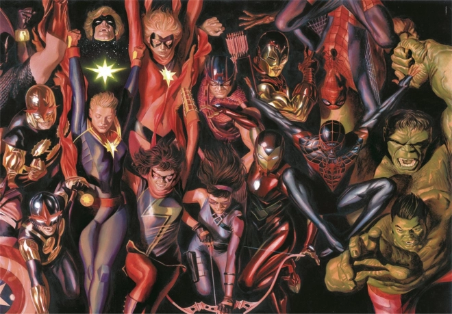 Puzzle 1000 pezzi Marvel - compatto