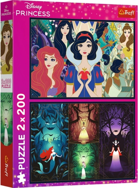 Puzzle 2×200 pezzi Disney PRINCESS – Principesse incantevoli