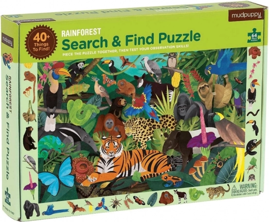 Puzzle Mudpuppy Alla ricerca nella foresta pluviale