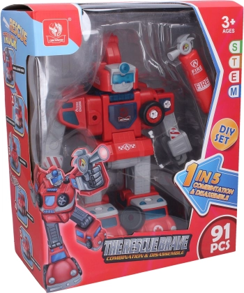 Autorobot avvitabile con effetti The Rescue Brave 32 cm