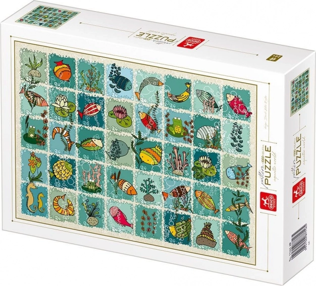 DEICO Puzzle Creature Acquatiche 1000 pezzi