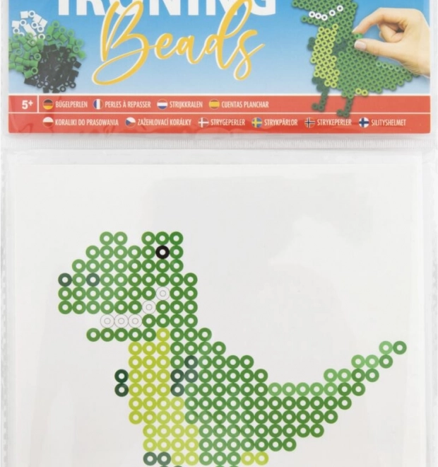 Perline da stirare Dinosauro 15x15 cm