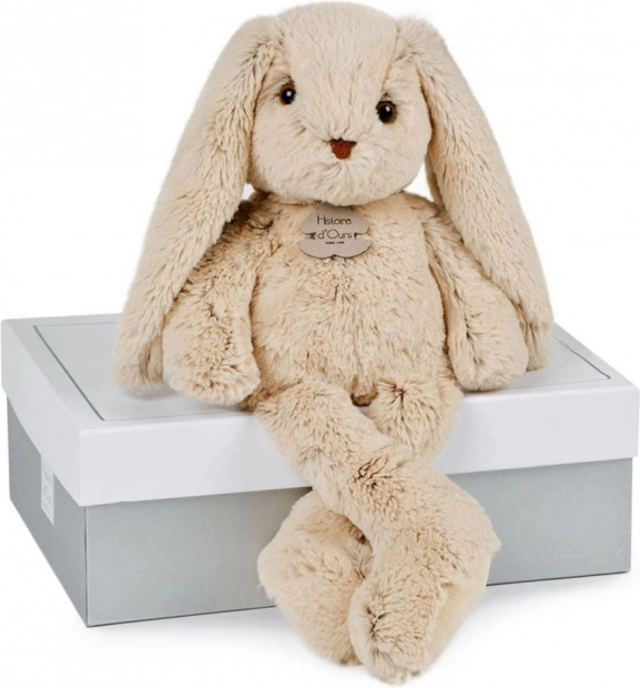 Coniglio di peluche beige 40 cm