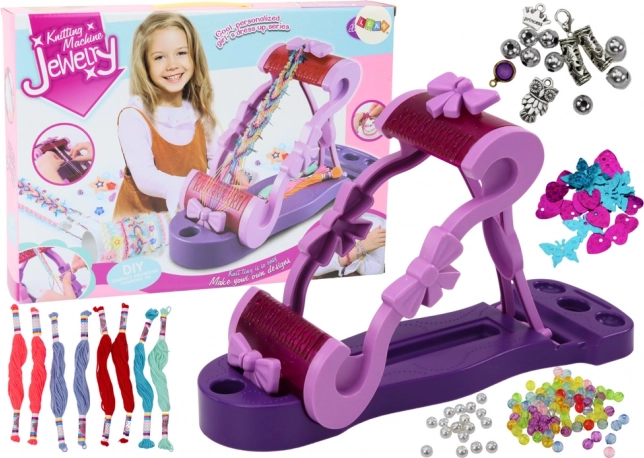 Set creativo per creare gioielli con mulina e perline