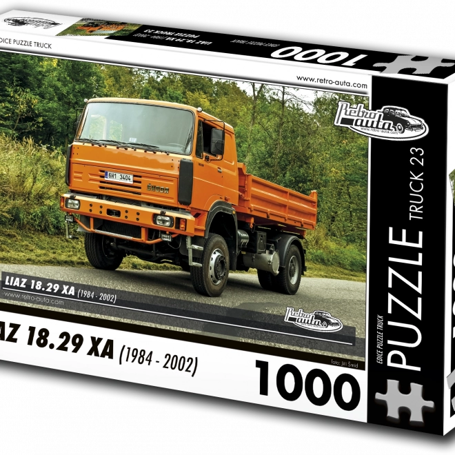 Puzzle RETRO-AUTA ŠKODA LIAZ 18.29 XA (1994–2002) – 1000 pezzi