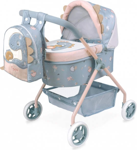 Il mio primo passeggino per bambole con zainetto Coco 2024 - 56 cm
