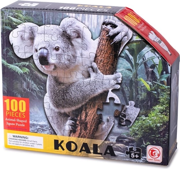 puzzle sagomato koala 100 pezzi