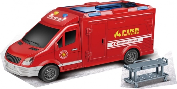Auto dei pompieri a frizione 1:16