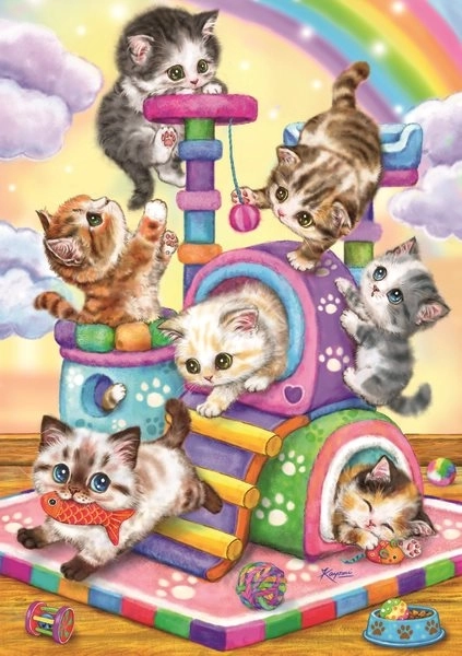 Puzzle Gattini Giocosi di Ravensburger, 35 pezzi