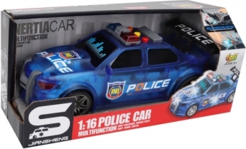 Auto della polizia con effetti luminosi e sonori