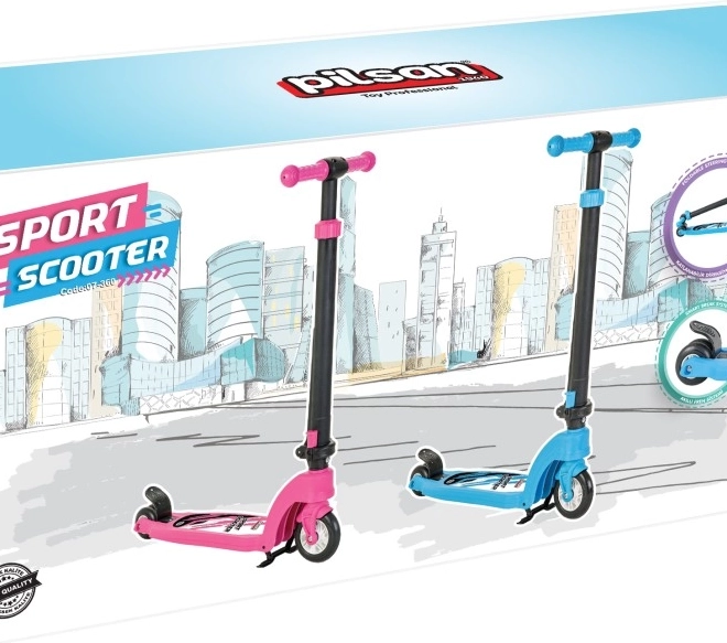 Monopattino rosa per bambini