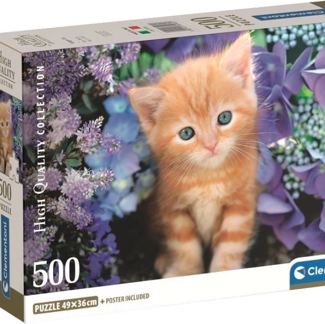 Puzzle Gattino Rosso 500 Pezzi