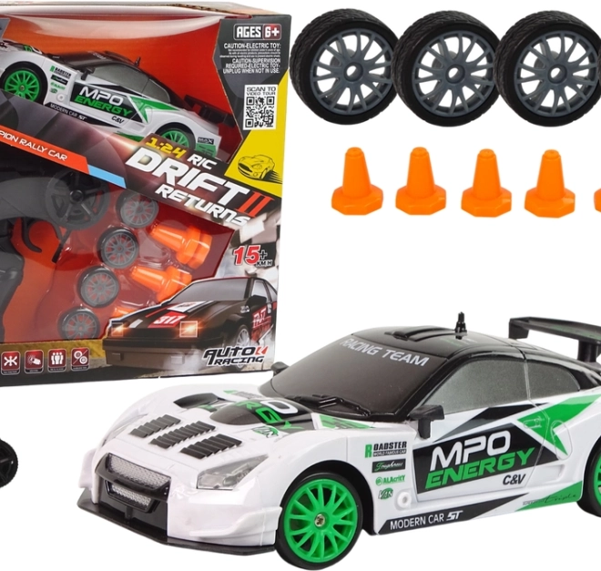 Auto Sportivo da Drift Radiocomandato con Cambio Ruote