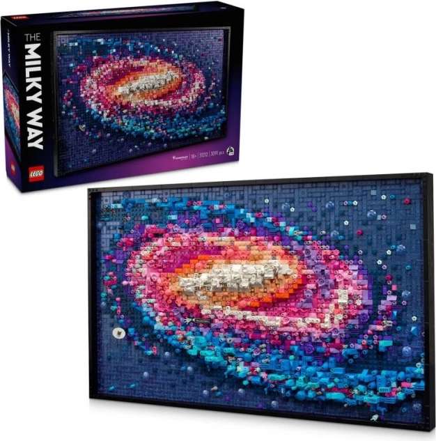 Lego Art Via Lattea 3D arte da parete