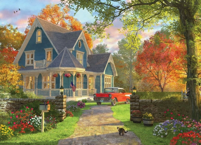 Puzzle Eurographics Casa di campagna blu 1000 pezzi