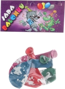 Palloncini rotondi gonfiabili con stampa di dinosauri – set da 4 pezzi