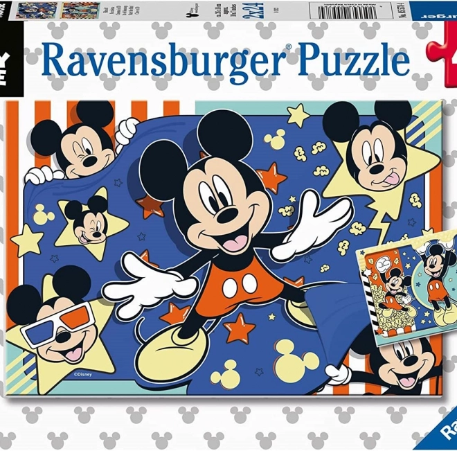 Puzzle Ravensburger Mickey Mouse 2x24 pezzi