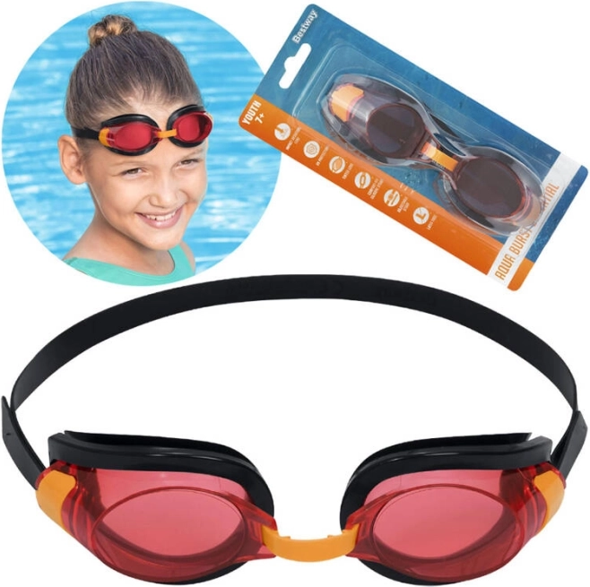 Bestway occhialini per bambini gialli 7+