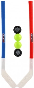 Mazza da hockey in plastica per bambini con disco e palla