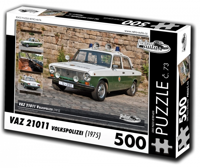 Puzzle auto retrò VAZ 21011 Volkspolizei 500 pezzi