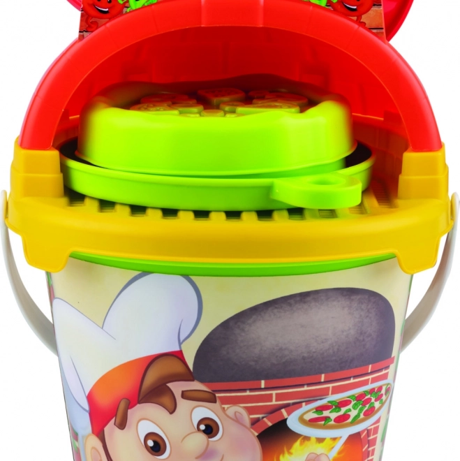 Androni set per la sabbia Pizza Friend, 7 pezzi