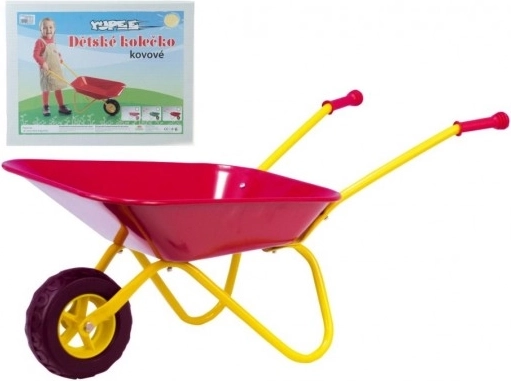 Carriola in metallo rossa di Yupee – Rosso