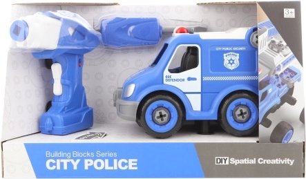 Auto della polizia avvitabile con telecomando