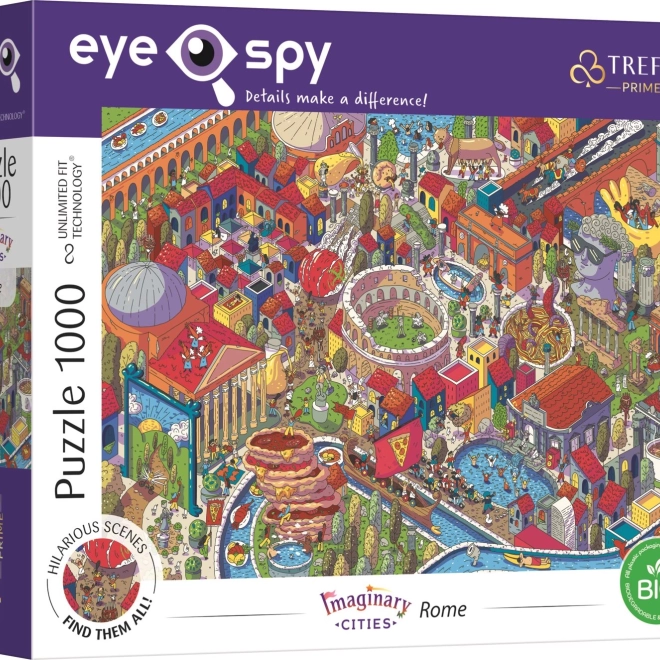 Puzzle 1000 pezzi Eye-Spy Città Immaginarie Roma Italia