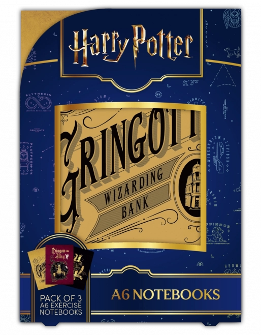 Set di quaderni a righe A6 Harry Potter Magical Locations