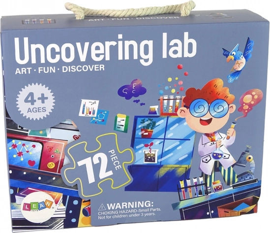 Puzzle educativo per bambini Laboratorio 72 pezzi