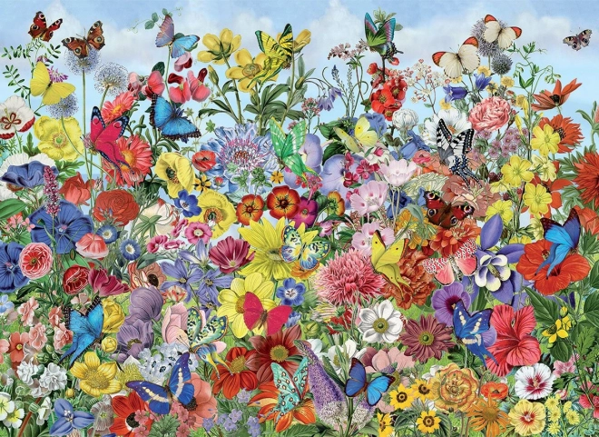 Puzzle COBBLE HILL Giardino delle Farfalle 1000 pezzi