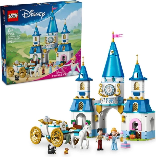 LEGO Disney castello di Cenerentola con carrozza