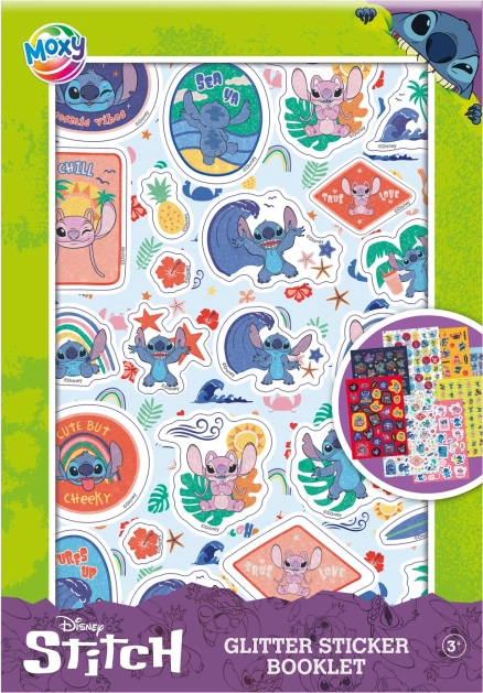 Adesivi scintillanti Stich