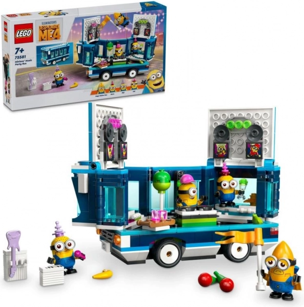Set di costruzione Minions - Autobus da festa dei Minion