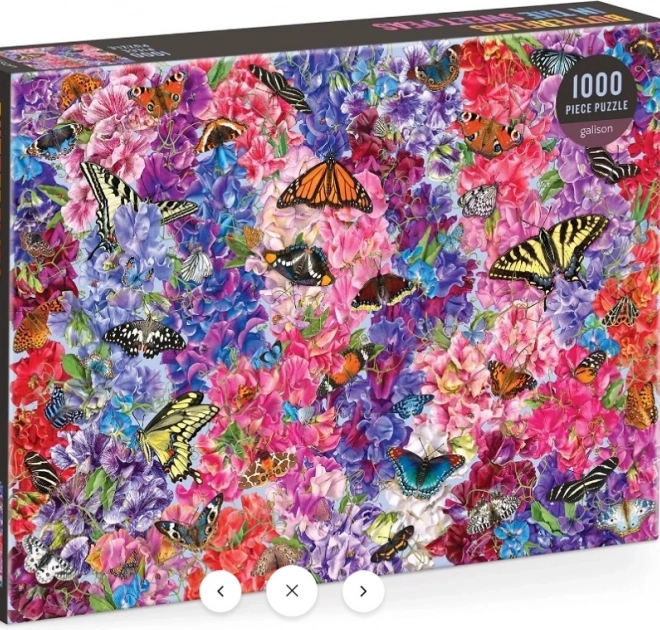 Galison puzzle Farfalle nei piselli dolci 1000 pezzi