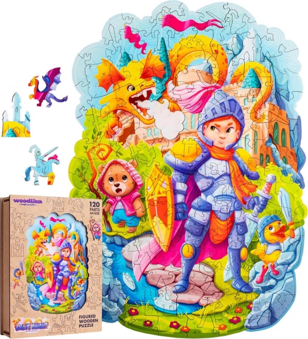 Woodlika puzzle di legno Cavaliere Coraggioso 120 pezzi