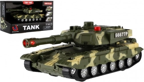 Carro armato da 20 cm con motore a inerzia, luce e suono