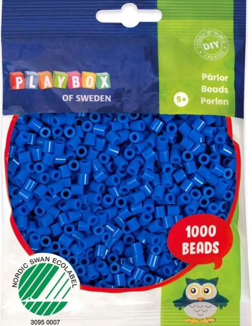 Perline da stiro blu scuro 1000 pezzi