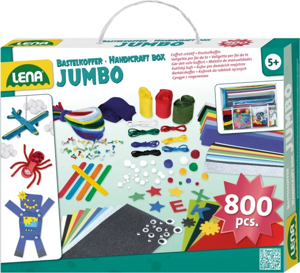 Lena valigetta creativa Jumbo 800 pezzi