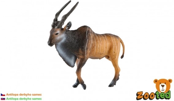 Figuretta in plastica dell’antilope di Derby – maschio 14 cm