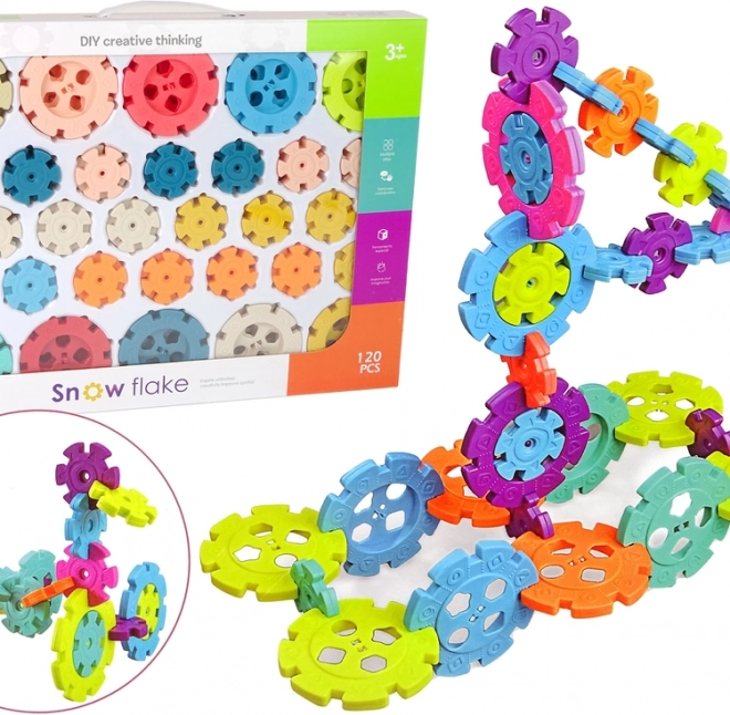 Costruzioni creative Fiocchi di Neve 120 pezzi